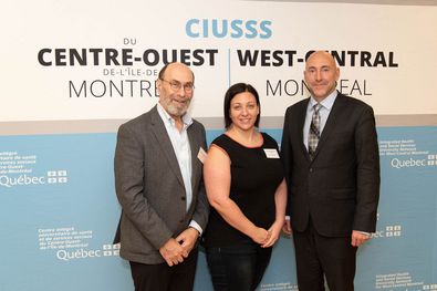 Dr Ronald Ludman, Chef de la table locale Cavendish du DRMG de Montréal / Dre Amélie Desjardins-Tessier, Chef de la table locale De la Montagne du DRMG de Montréal / Dr François Loubert, Chef du DRMG de Montréal Dr Ronald Ludman, Chef de la table locale Cavendish du DRMG de Montréal / Dre Amélie Desjardins-Tessier, Chef de la table locale De la Montagne du DRMG de Montréal / Dr François Loubert, Chef du DRMG de Montréal