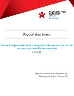 Rapport d'agrément 2018
