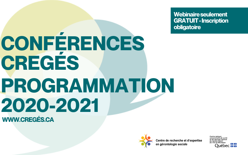 Conférences CREGÉS programmation 2020-2021!